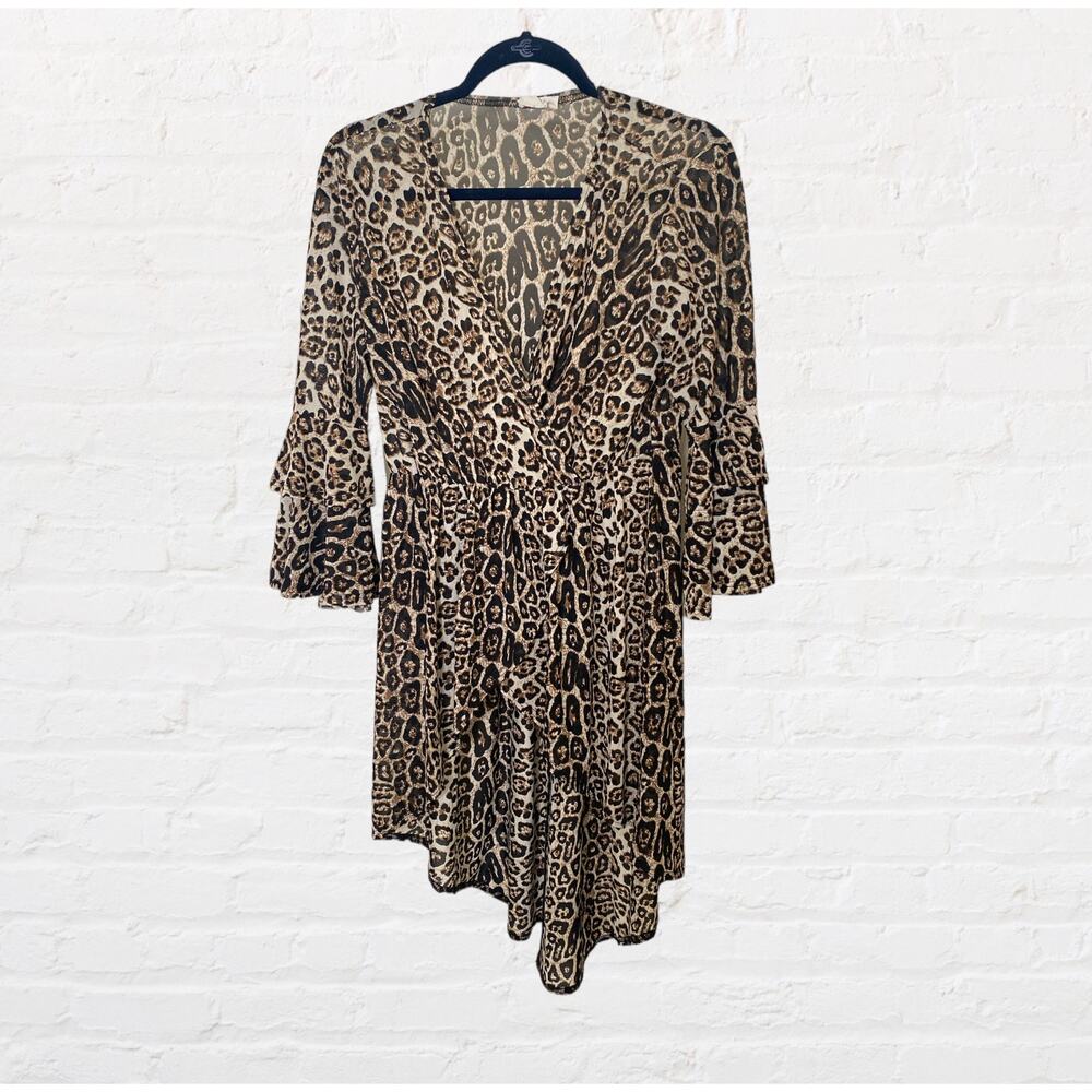 Ember leopard print tunic top